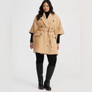 Torrid Tan Belted Cape Jacket